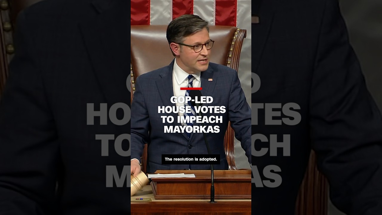 GOP-led House votes to impeach Mayorkas