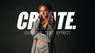 Learn How to make Outline Text Effect in Photoshop 2023