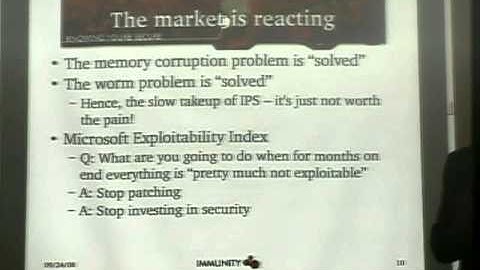 Owasp5055 - Dave Aitel - Memory Corruption And Buffer Overflows