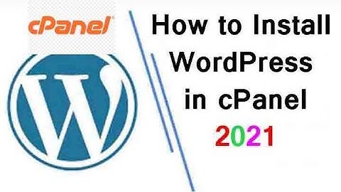 How to Install WordPress in cPanel 2021 Install  | freelancer farhad wordpress bangla tutorial-2021