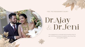 Dr. Ajay + Dr. Jeni Engagement Highlights | Tamil Christian Engagement 2025 | Zanns Weddings