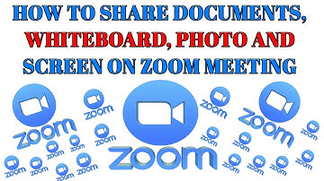 HOW TO SHARE DOCUMENTS, WHITEBOARD, PHOTO AND SCREEN ON ZOOM MEETING|Best And The Easy Way|SADA