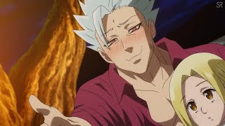 картинка: Семь смертных грехов (Nanatsu no Taizai) - Смешные моменты. Аниме приколы. 3 сезон