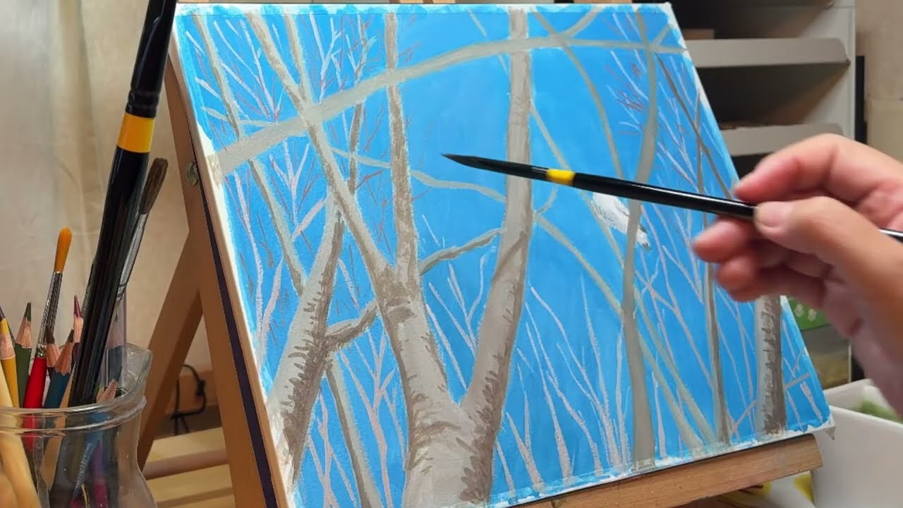 ZINEイラスト制作ライブ｜コサメビタキ3 - YouTube