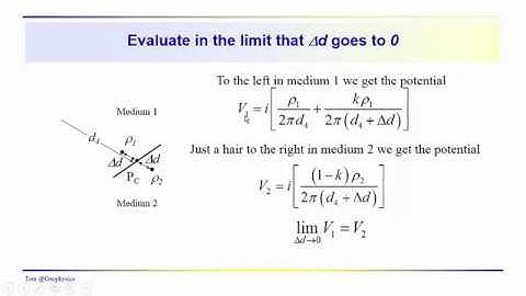 Geophysics: Resistivity - the two-layer problem