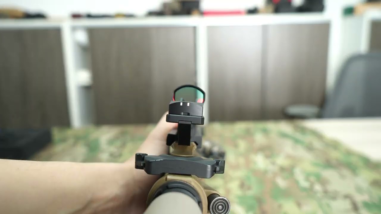 AR-15 Carry Handle with Integrated Micro Red Dot Mount