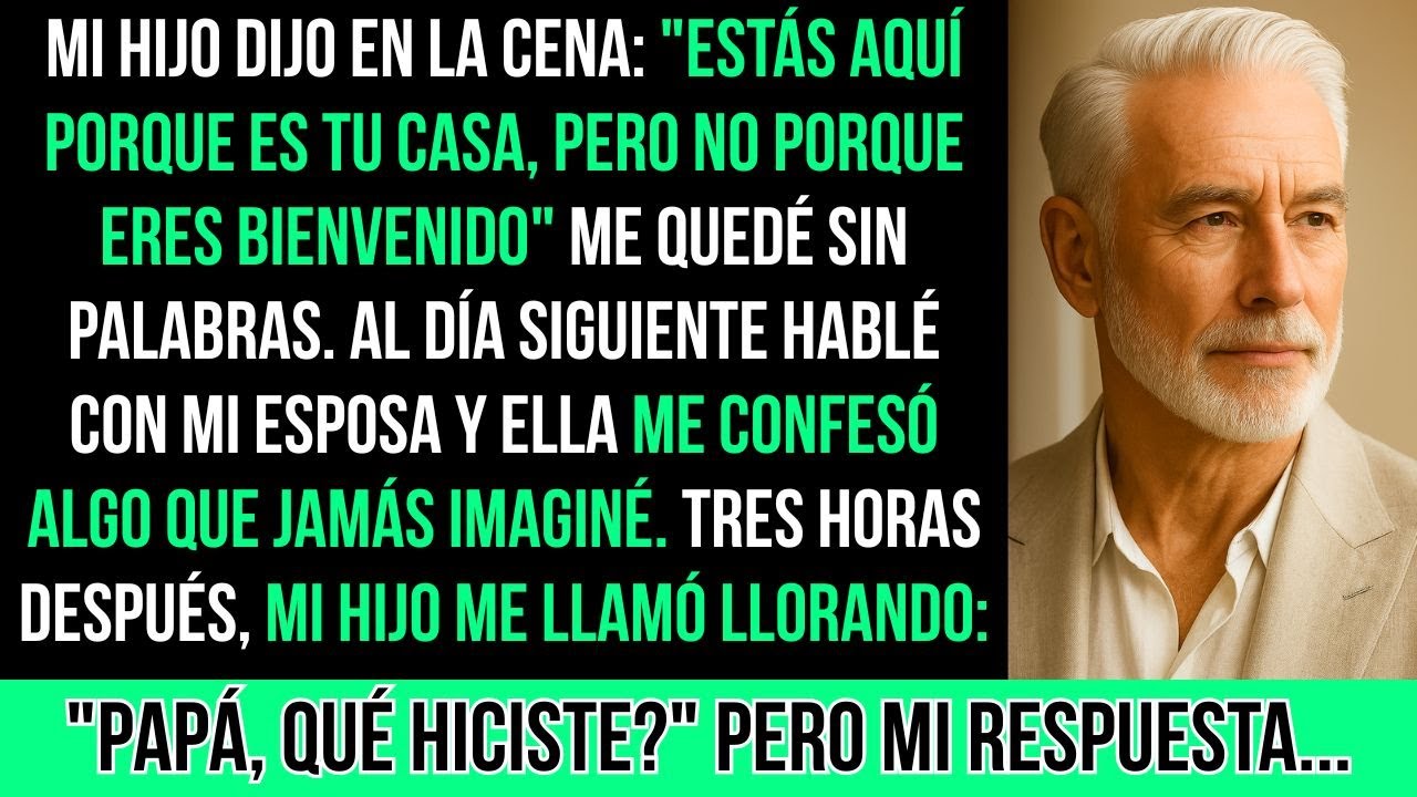Mi Hijo Dijo En La Cena: 