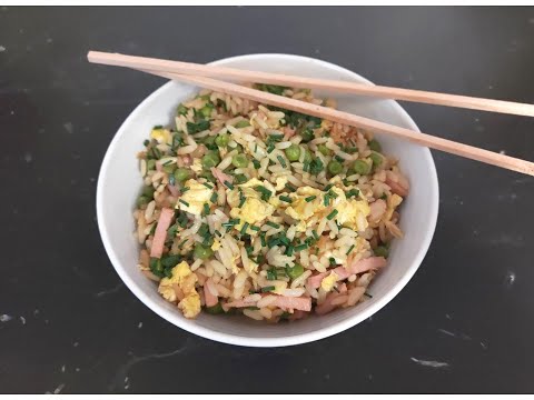 Recette - Riz cantonnais réunionnais en vidéo 