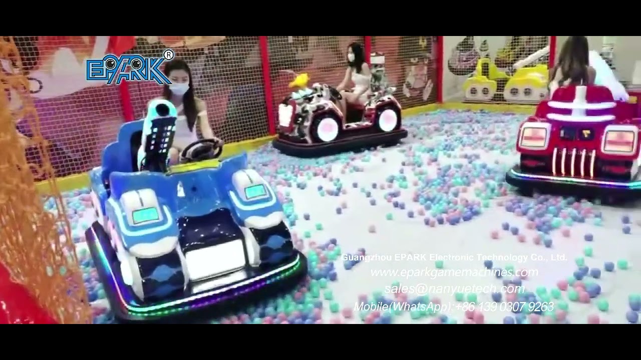 EPARK Square Car Small Amusement Equipment Battery Car Glass Fiber