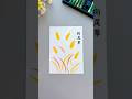 You can draw foxtail grass with just oil pastels and a cotton swab—it's simple and beautiful. #art