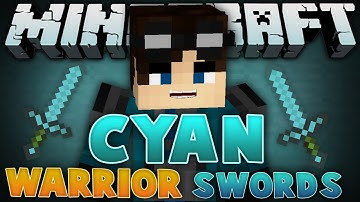 Minecraft Mods | Cyan Warrior Swords | Elemental Swords With Special Abilities and Buffs!