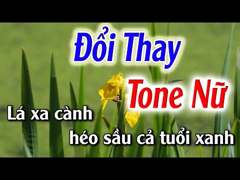 Video Đổi Thay Karaoke Tone Nữ ( F#m ) Đăng Khôi Karaoke -... - youtube