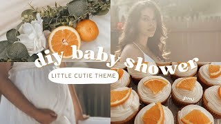 DIY BABY SHOWER | little cutie theme!