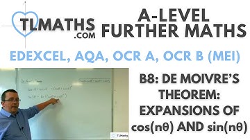 A-Level Further Maths B8-04 De Moivre’s Theorem: Expansions of cos(nθ) and sin(nθ)