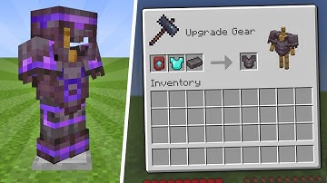 How to craft Netherite Armor & Tools in Minecraft 1.20