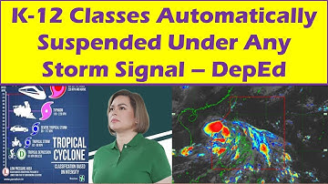 K-12 Classes Automatically Suspended Under Any Storm Signal – DepEd@wildtvoreg