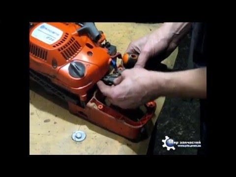 Как снять карбюратор с бензопилы Husqvarna 236,240