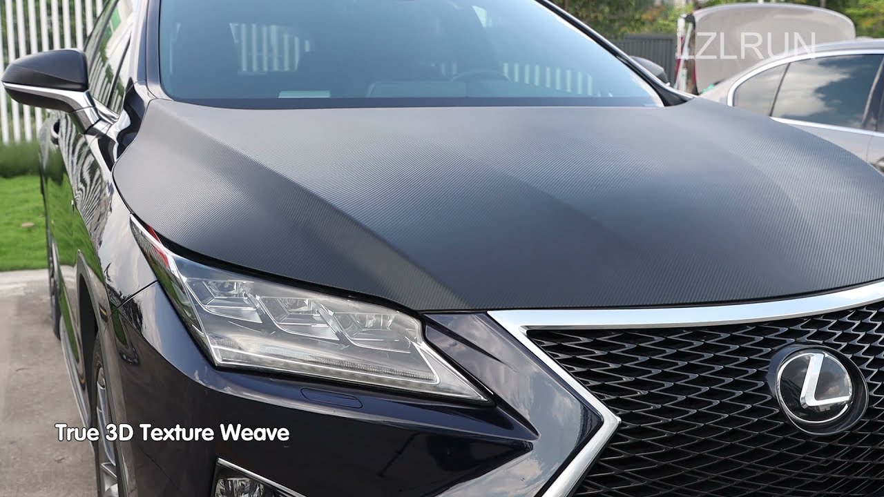 LZLRUN 3D Carbon Fiber Vinyl Wrap12 inches x 60 inches(Black) YouTube