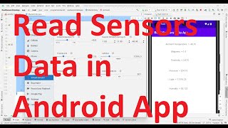 How to read different sensors data in Android app? Demo using virtual sensors in Android 13 emulator screenshot 4