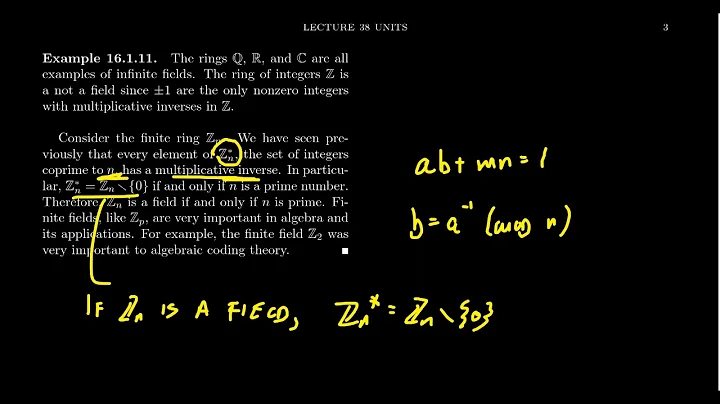 Fields (Abstract Algebra)