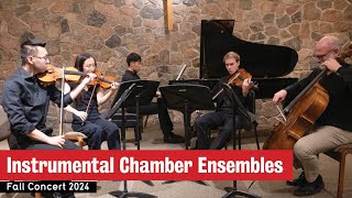 Instrumental Chamber Ensembles Fall 2024