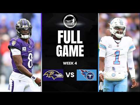 Ravens vs Titans 2026 Week 4 Condensed Game | NFL Highlights