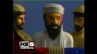 2002 Fox 5 News Bump: Osama Bin Laden Christmas Toy Fail Promo - Aired December 2002