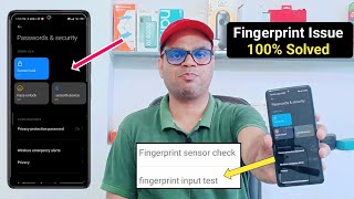 Redmi mobile fingerprint unlock option nahi aa raha hai | password & security fingerprint missing
