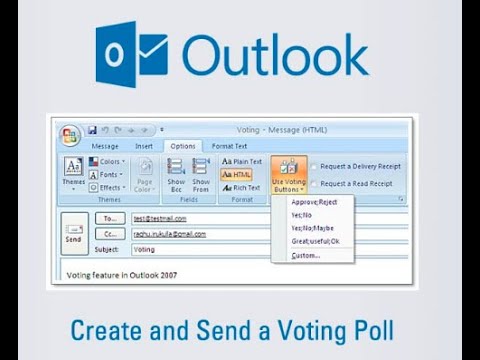 Video: Bagaimana Anda membuat polling di Microsoft Outlook?