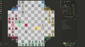 4 Player Chess - Checkmate in 28 moves #chess