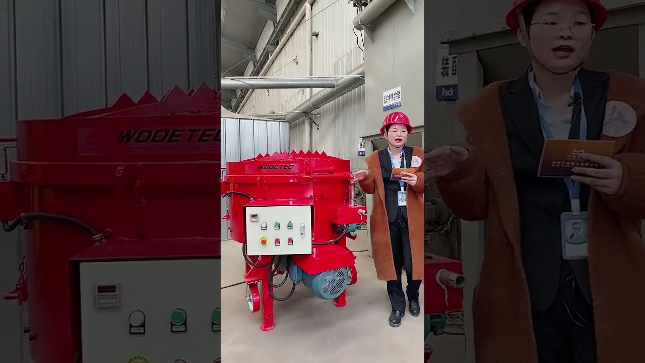 Big capacity refractory pan mixer