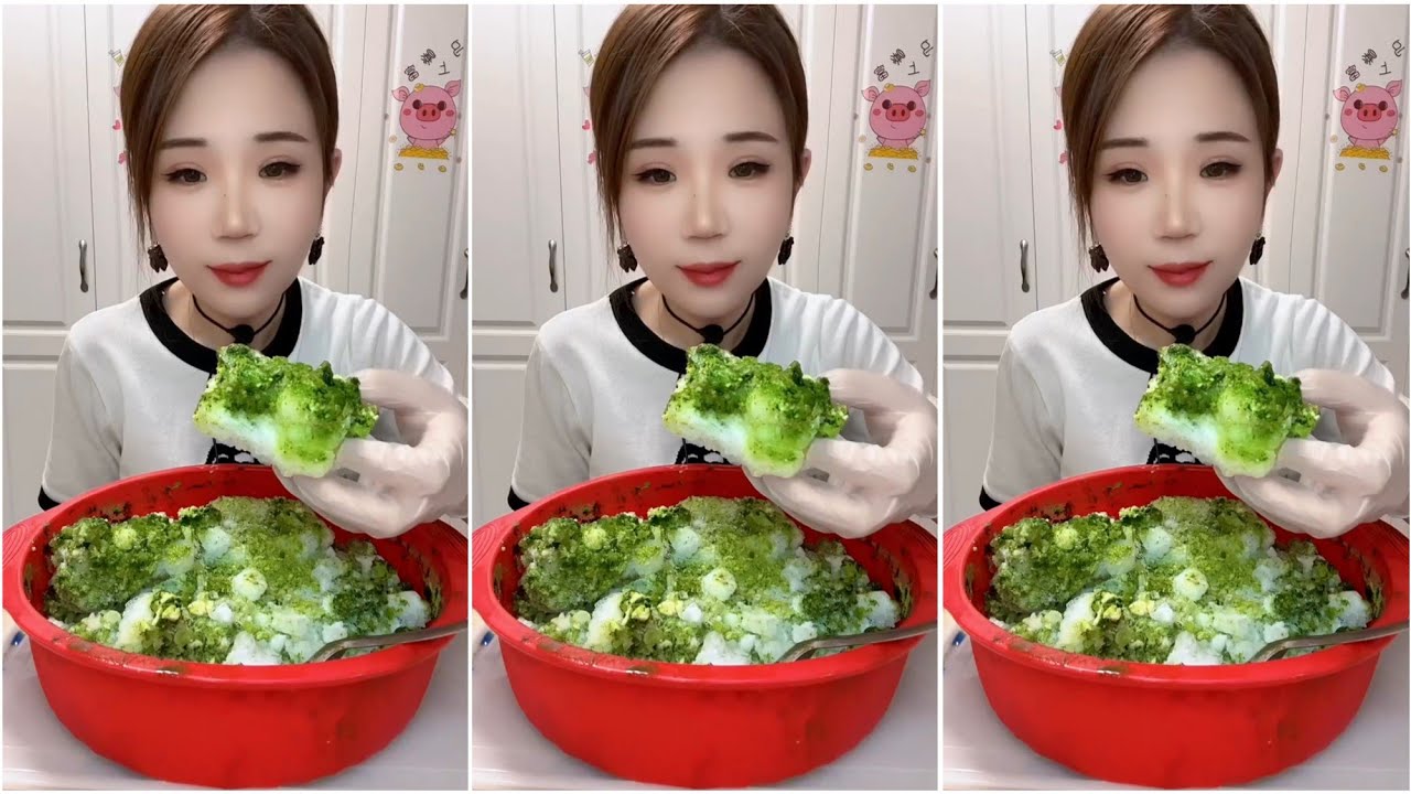 ASMR ICE EATING | MATCHA ICE EATING | RELAX VIDEO