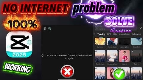 Best Way To Fix Capcut No Internet Connection Problem | Capcut 15.2.0 No Internet Problem ✅
