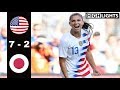 USA vs Japan 7 - 2 All Goals & Highlights | Last 2 Games | 2017 & 2018 Tournament of Nations