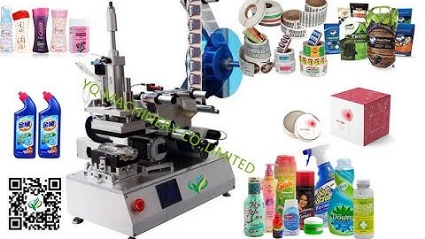 desktop adheisve sticker label applicator semi automatic square jar three sided labeller
