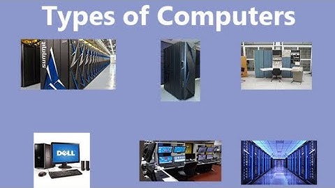 Types of computers /Types of Computers and their features /Super Computer,Mainframe computer...
