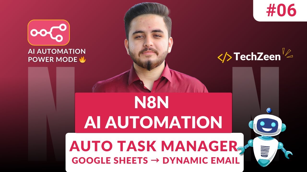n8n Automation: Google Sheets → Dynamic Email Task Manager 🚀 (Full Project) 2026