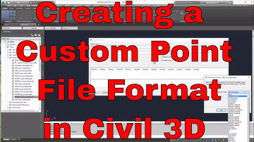 Creating a Custom Point File Format in Civil 3D