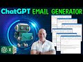 How To Create Professional Emails In 1 Click With ChatGPT &amp; AI In Excel