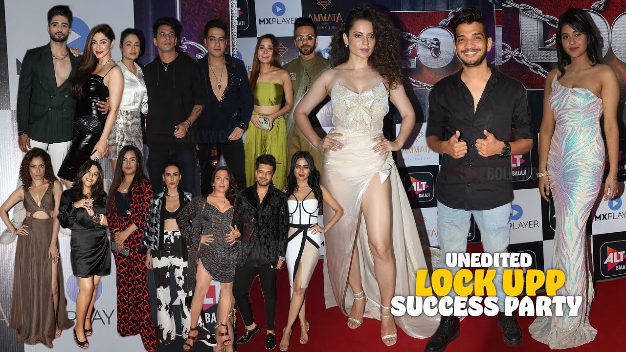 Lock Upp Success Party | COMPLETE VIDEO | Munawar Faruqui, Anjali Arora, Kangana Ranaut, Azma, Sara