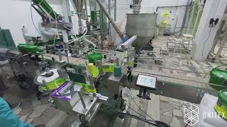 Onitex L100. Labeling a Conical Container with Handle-Orientation