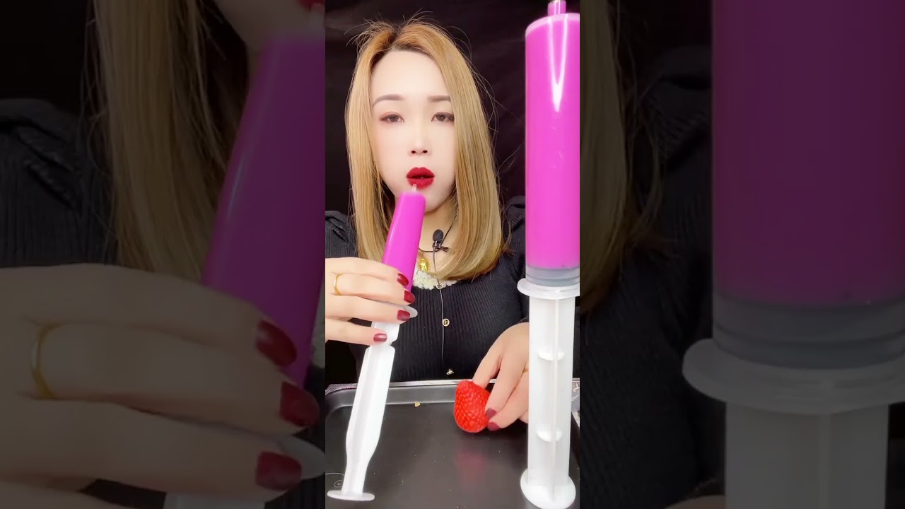 ASMR Drinking! Colourful Drinks! No Talking Drinking! Drinks Sounds! Jello Shot Syringe💉 