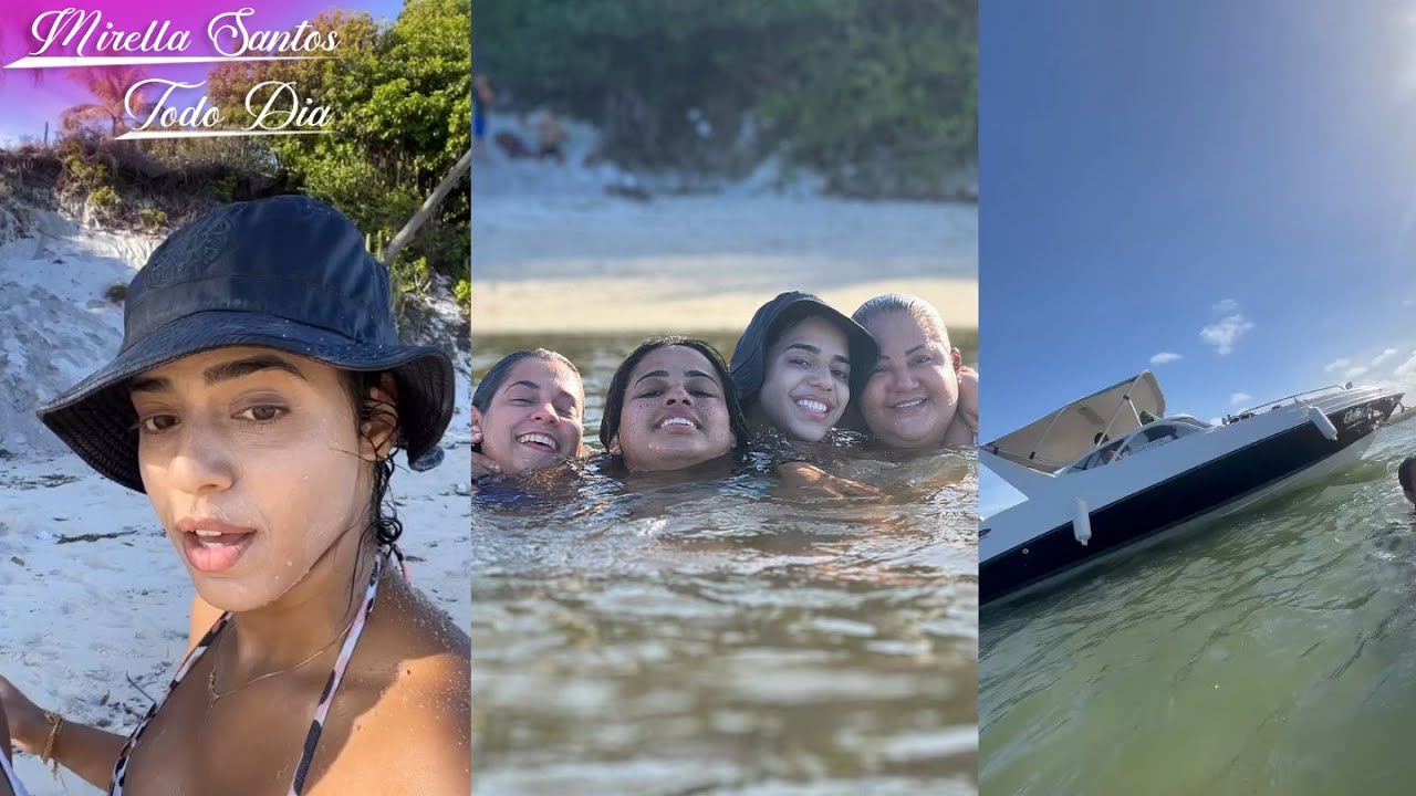 Dia de Luxar na Lancha! 😎🌊 - Mirella Santos Stories