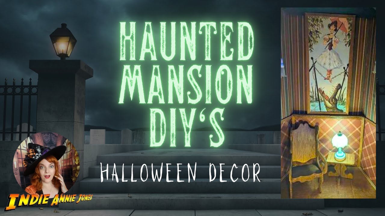 Disney\'s Haunted Mansion DIY Halloween Decor - Collaboration - YouTube