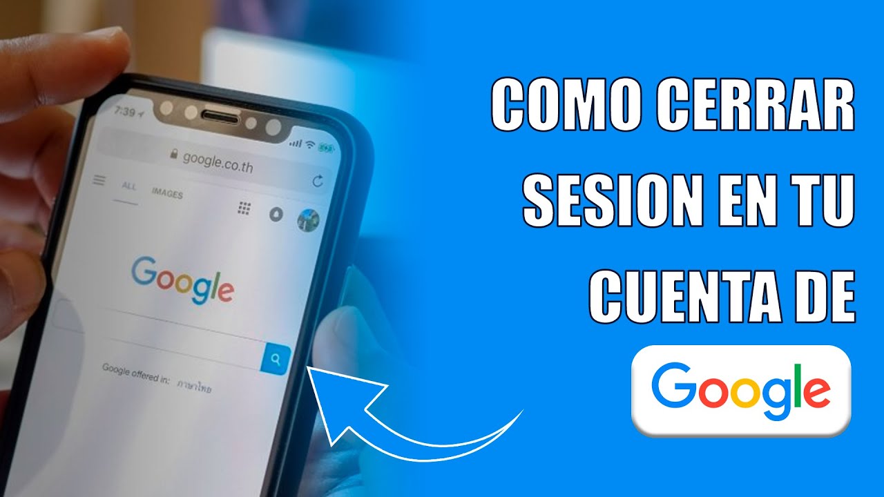 Como cerrar sesion en la cuenta de Google en la computadora - YouTube