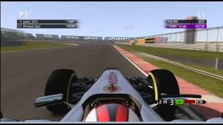 PS3 F1 2011 Shanghai Time Trial  1:25.947 - Setup in the Video