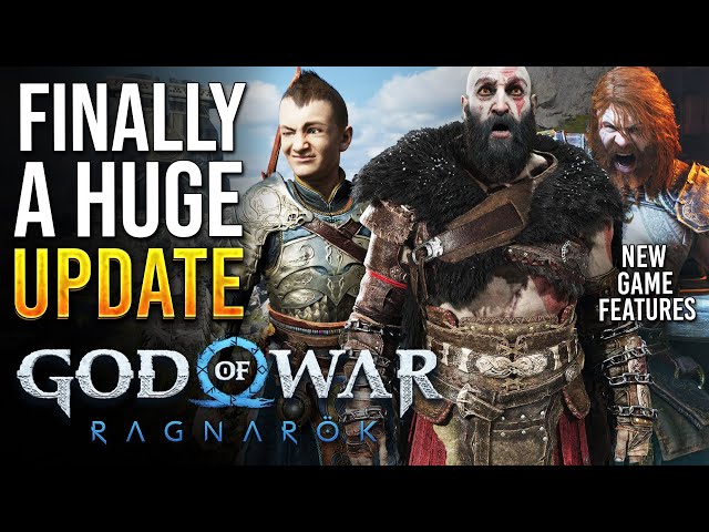 God of War Ragnarok recebe atualização de lançamento com mais de