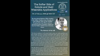 “The Softer Side of Robots and their Wearable Applications” screenshot 4