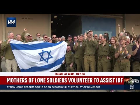 Families of IDF lone soldiers volunteer to assist the Israeli army