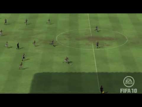 FIFA 10 // Very powerfull shot - unlucky